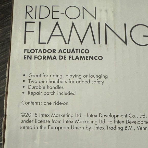 Intex Pink Flamingo Ride-On Float - Picture 6 of 9